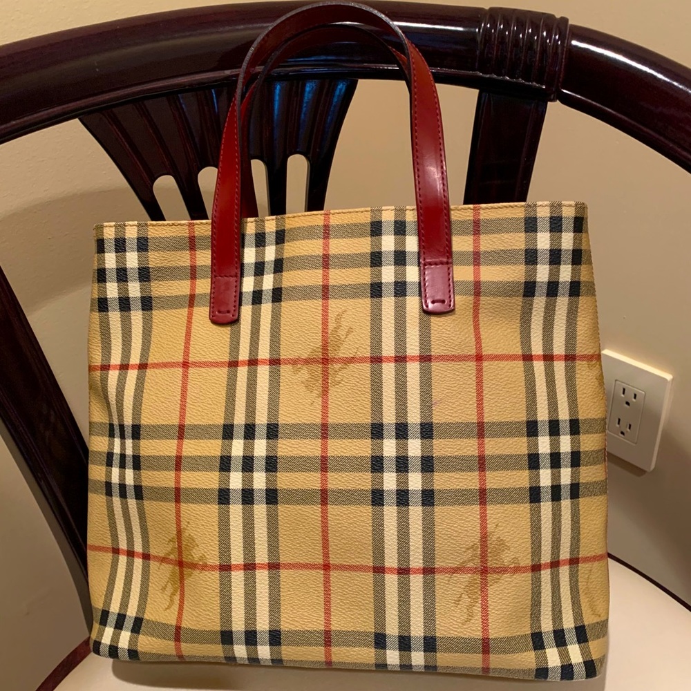 Authentic Burberry tote bag